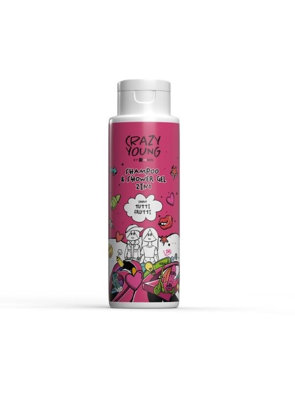 HiSkin Crazy Young Szampon i Żel pod prysznic Tutti Frutti 200 ml