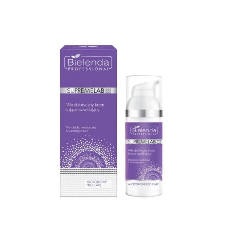 Bielenda Professional SupremeLab Microbiome Microbiotic Face Cream soothing and moisturizing