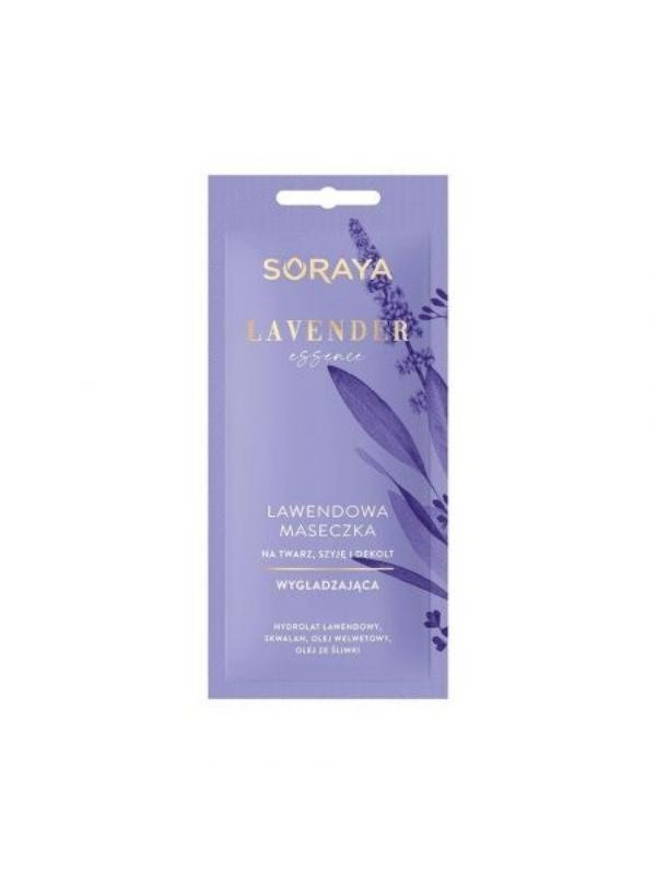 Soraya Lavender Essence wygładzająca Maseczka na twarz, szyję i dekolt