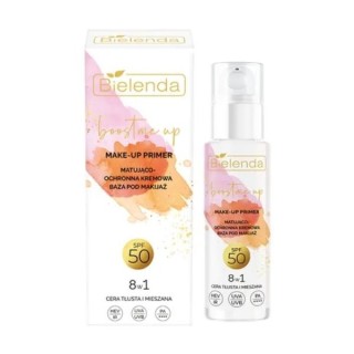 Bielenda Boost Me Up matte and protective creamy make-up base SPF50