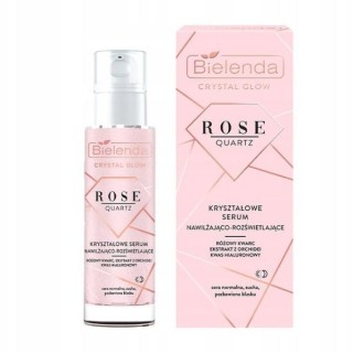 Зволожуюча та освітлююча Serum Bielenda Crystal Glow Rose Quartz crystal