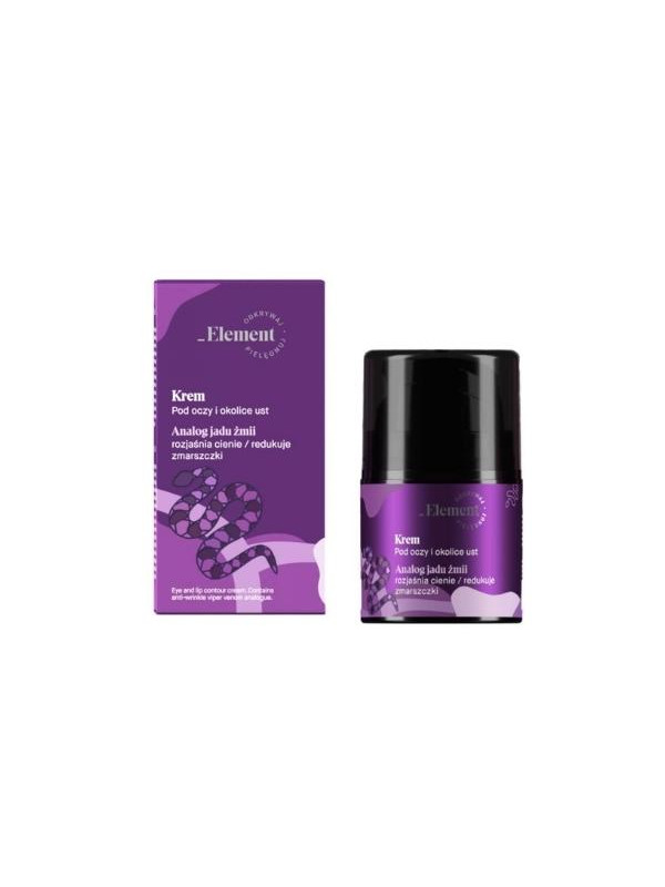 Element Odpowiednik jadu żmiji Krem pod oczy i okolice ust 30 ml