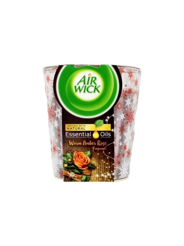 Airwick Świeca zapachowa Warm Amber Rose 105 g