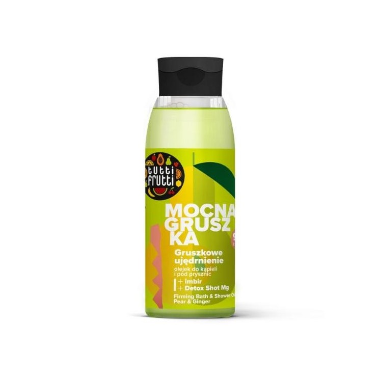 Farmona Tutti Frutti Strong Pear Firming Bath and Shower Oil Pear and Ginger + Detox Shot Mg 400 ml
