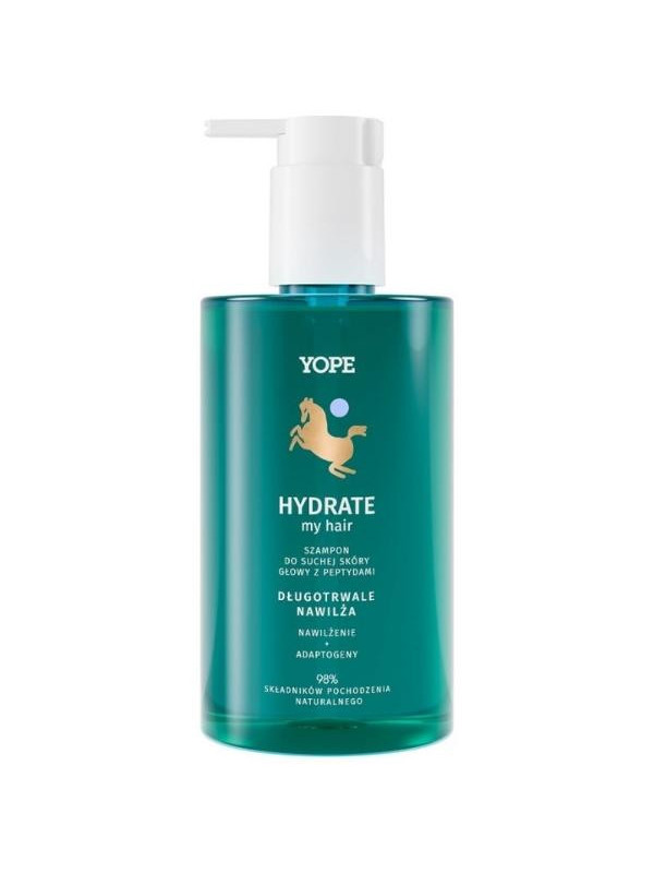 YOPE Hydrate My Hair Szampon do suchej skóry głowy z peptydami