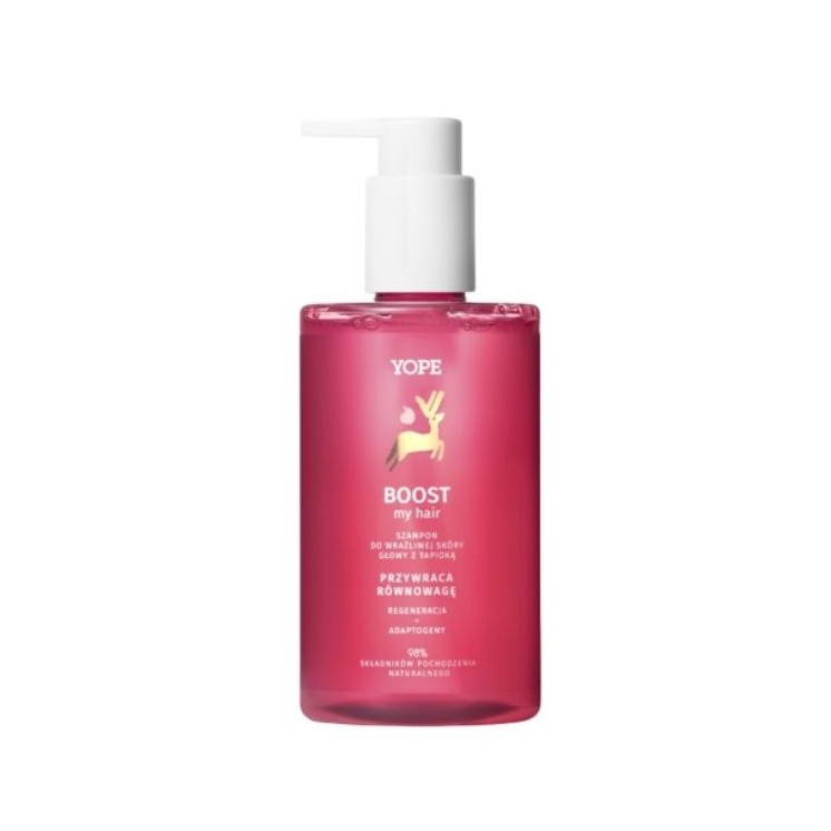 YOPE Boost My Hair Shampoo for sensitive scalp with Tapioca