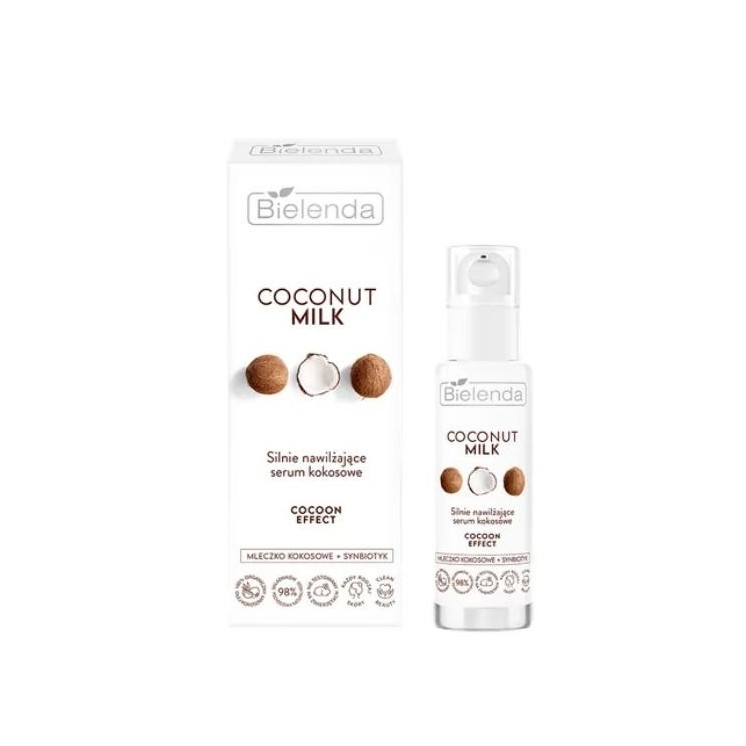 Сильно зволожуюча кокосова Serum Bielenda Coconut Milk Cocoon Effect