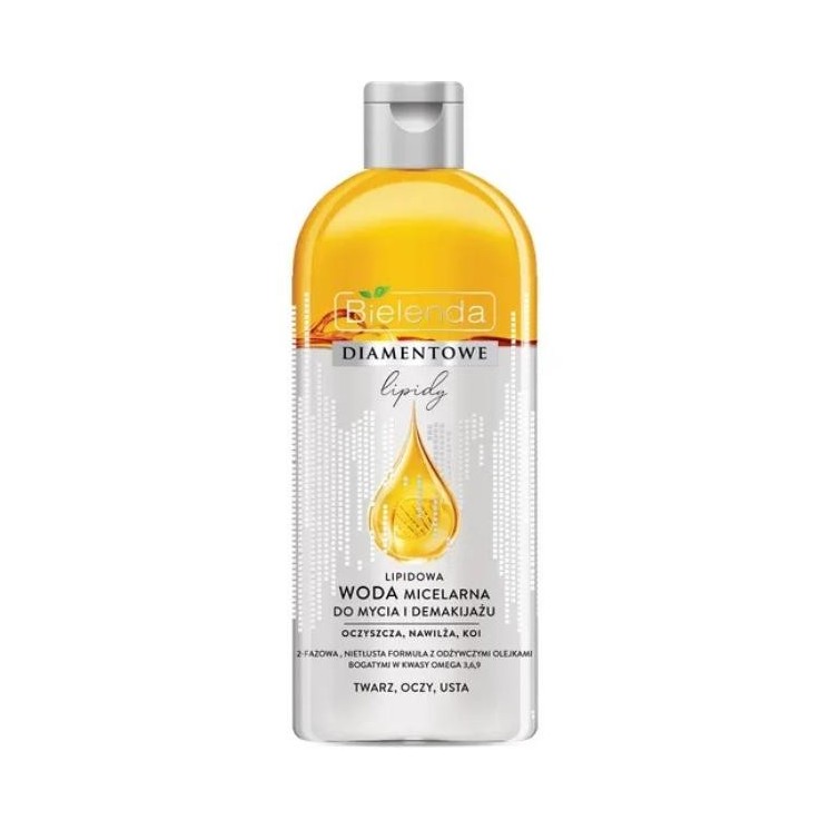 Bielenda Diamentowe Lipidy Micellar water for washing and makeup removal
