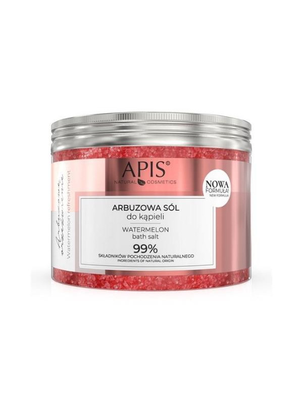 Apis Arbuzowe Orzeźwienie arbuzowa Sól do kąpieli 650 g