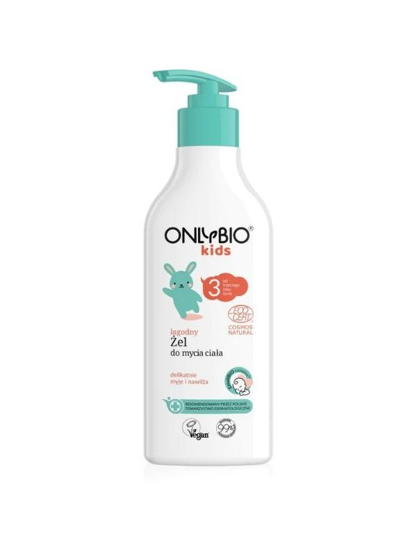 ONLYBIO Kids łagodny Żel do mycia ciała od trzeciego roku życia 300 ml