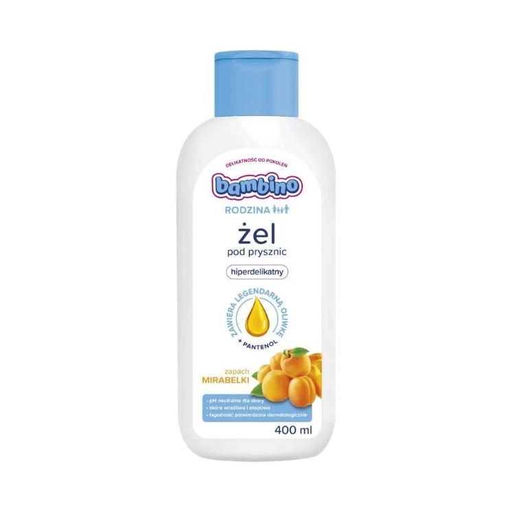 Bambino Family Гель для душу з ароматом мірабель 400 мл