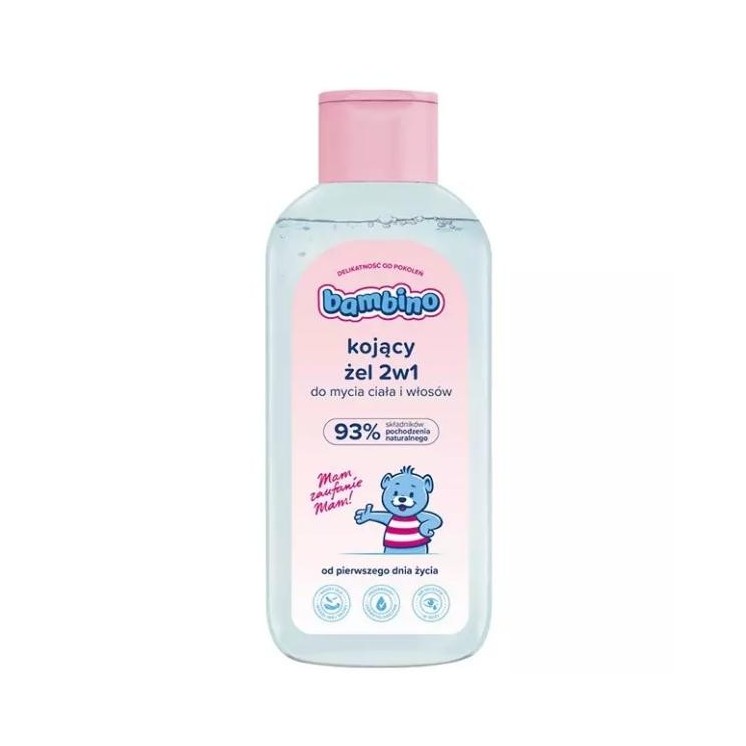Bambino Soothing Gel 2в1 для миття тіла та волосся 400 мл