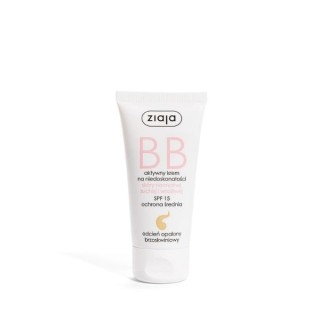 Ziaja BB aktywny Krem do twarzy na niedoskonałości do skóry normalnej, suchej i wrażliwej SPF15 odcień opalony 50 ml Ziaja BB aktywny Krem do twarzy na niedoskonałości do skóry normalnej, suchej i wrażliwej SPF15 odcień opalony 50 ml