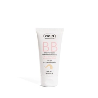 Ziaja BB aktywny Krem do twarzy na niedoskonałości do skóry normalnej, suchej i wrażliwej SPF15 odcień naturalny 50 ml Ziaja BB aktywny Krem do twarzy na niedoskonałości do skóry normalnej, suchej i wrażliwej SPF15 odcień naturalny 50 ml
