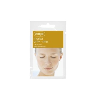 Ziaja Maska do twarzy anty-stres z glinką żółtą 7 ml Ziaja Maska do twarzy anty-stres z glinką żółtą 7 ml