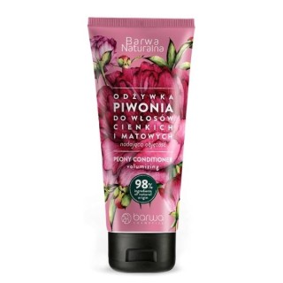 Barwa Naturalna -boosting Peony Hair Conditioner in a 200 ml tube