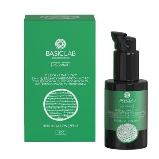Кислотний Peeling BasicLab Acidumis для зменшення та звуження недоліків 30 мл
