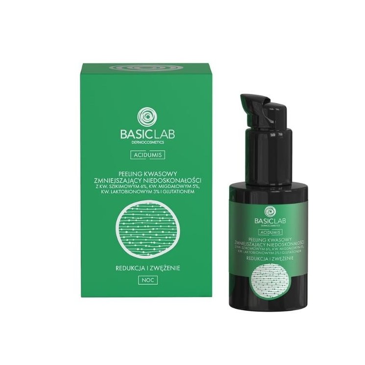BasicLab Acidumis Acid Peeling reducing imperfections reduction and narrowing 30 ml