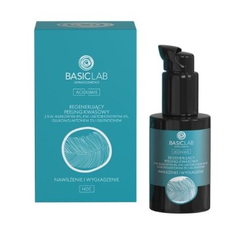 BasicLab Acidumis регенеруючий кислотний Peeling зволожуючий та розгладжуючий 30 мл