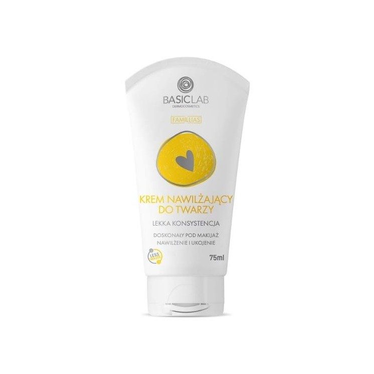 BasicLab Famillias Зволожуючий крем для обличчя Легка текстура 75 мл
