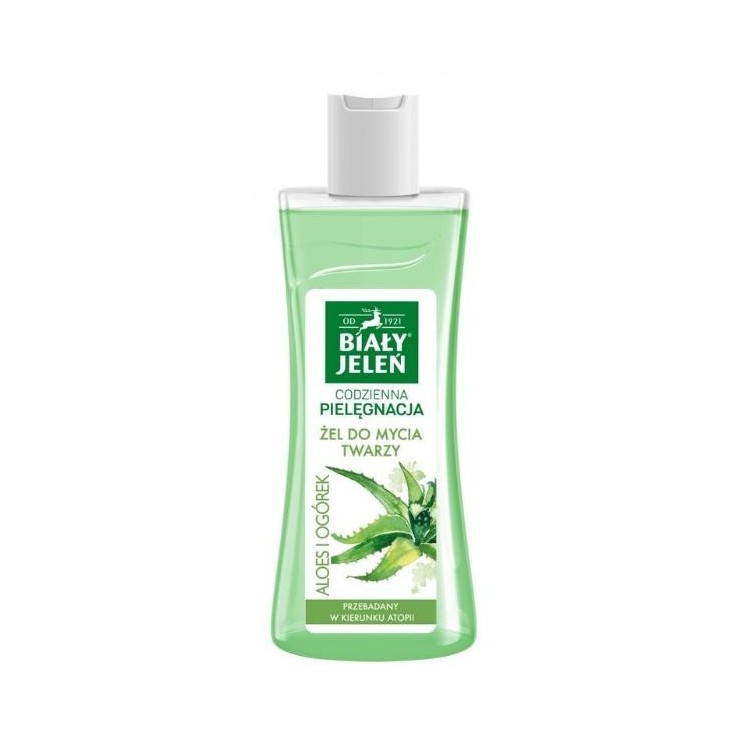 Biały Jeleń Face wash gel with aloe vera and cucumber extracts 265 ml