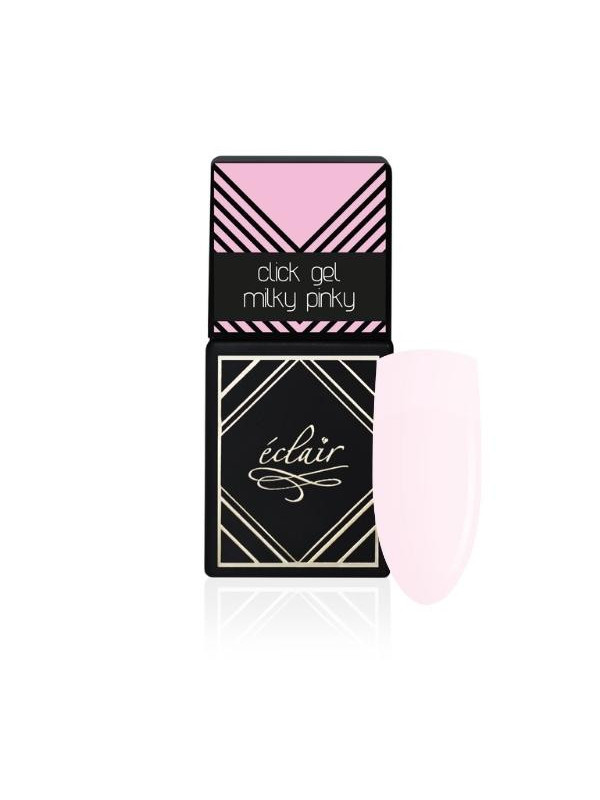 Éclair Click Żel w butelce z pędzelkiem Milky Pinky