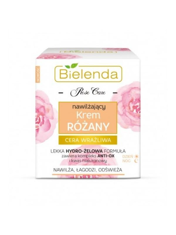 Bielenda Rose Care Krem do twarzy różany nawilżająco–kojący 50 ml