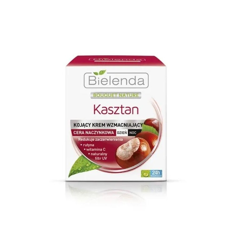 Bielenda Soothing Chestnut Зміцнюючий крем для обличчя день/ніч 50 мл