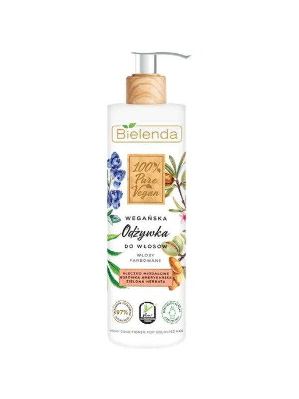 Bielenda 100% Pure Vegan Wegańska Odżywka do włosów farbowanych 240 ml