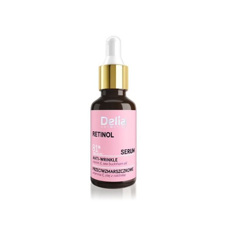 Delia Retinol Serum проти зморшок для обличчя, шиї та декольте