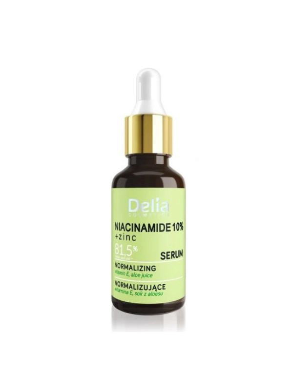 Delia Niacinamide 10% Serum normalizujące do twarzy, szyi i dekoltu