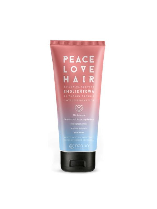 Barwa Peace Love Hair naturalna Odżywka emolientowa do włosów średnio i wysokoporowatych