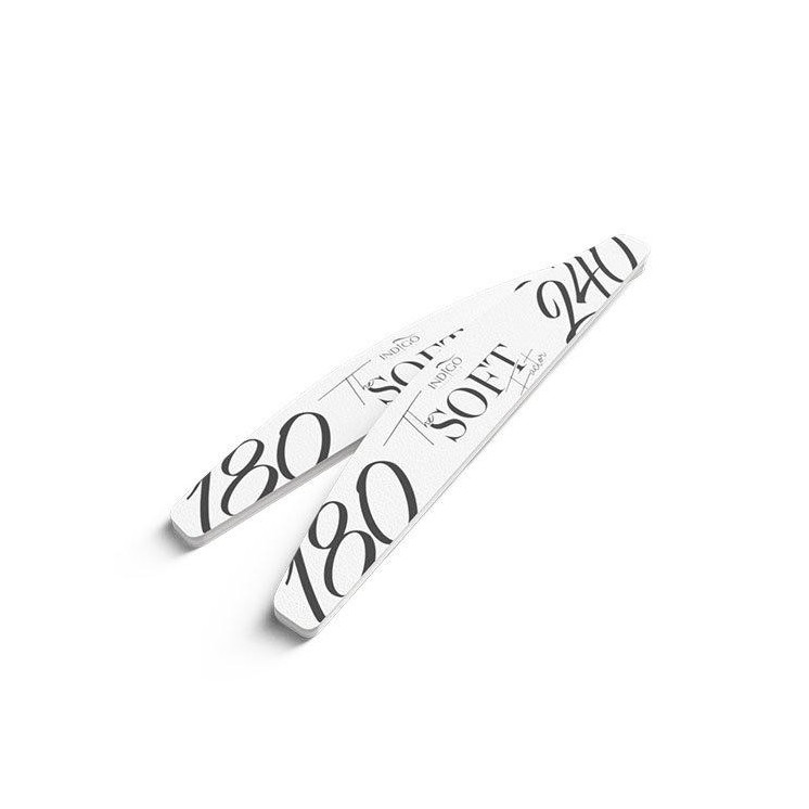 Indigo One-time file Moon Soft 180/240 1 piece