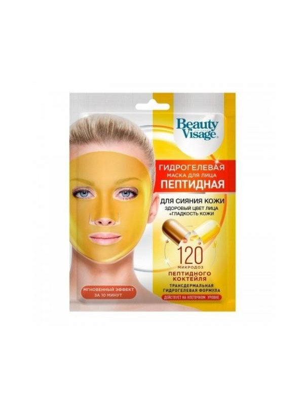 Beauty Visage hydrożelowa Maska do twarzy peptydowa 38 g