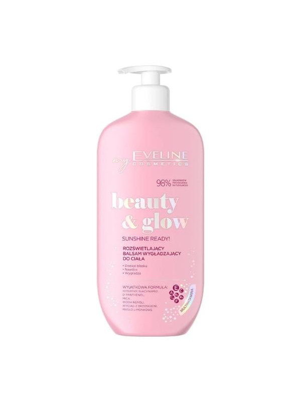 Eveline Beauty & Glow rozświetlający Balsam wygładzający do ciała 350 ml