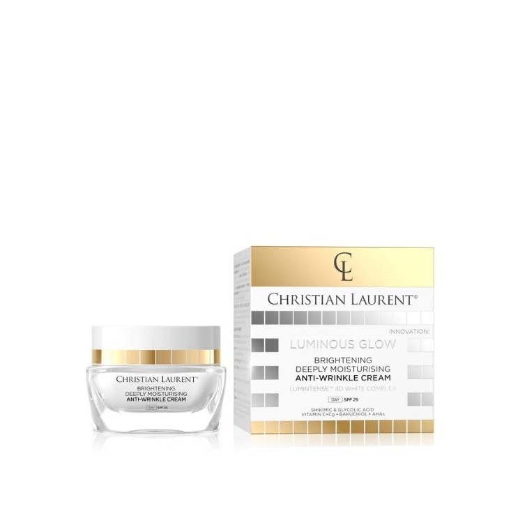 Eveline Christian Laurent Освітлювальний глибоко зволожуючий крем для обличчя SPF25 50 мл