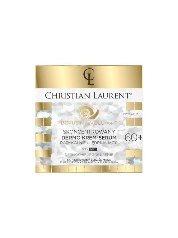 Eveline Christian Laurent 60+ skoncentrowany dermo Krem-serum radykalnie ujędrniający 50 ml