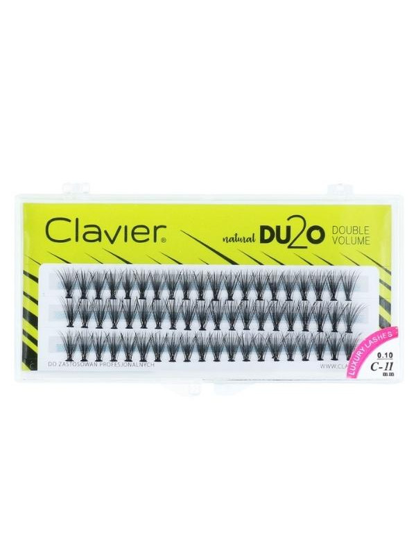 Clavier DU2O Double Volume kępki Rzęs 11 mm