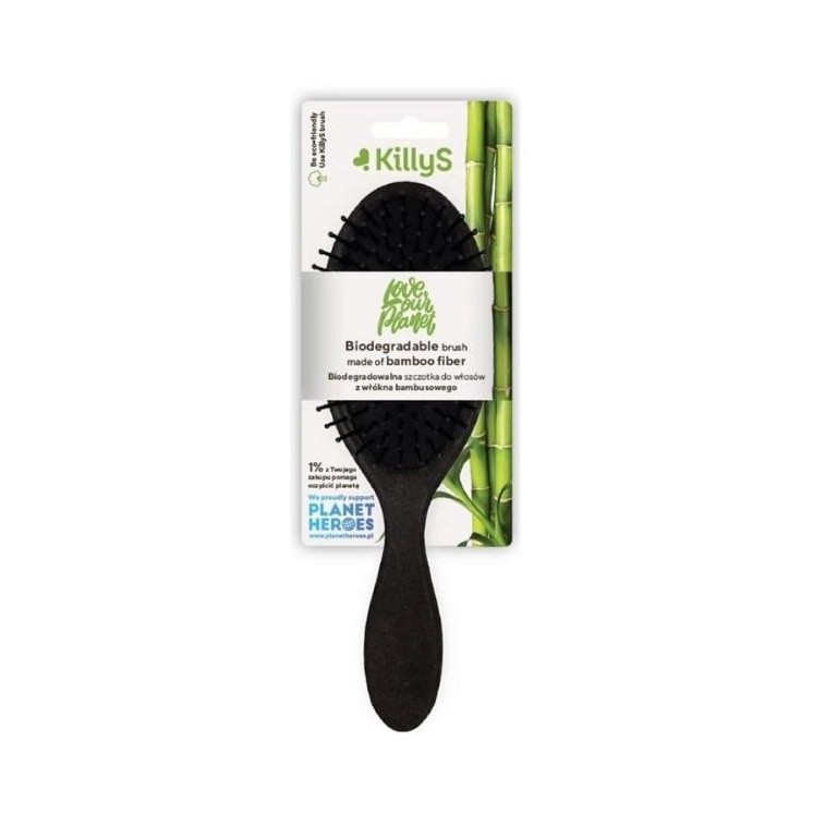 KillyS Biodegradable Bamboo Hair Brush 1 piece