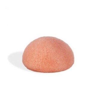 Mohani Konjac Sponge натуральна губка для вмивання і масажу обличчя з рожевою глиною 1шт