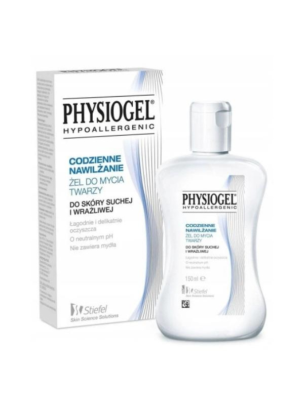 Physiogel Codzienne nawilżenie Żel do mcyia twarzy do skóry suchej i wrażliwej 150 ml