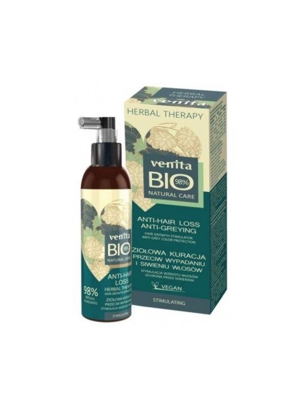 Venita Bio Natural Care ziołowa Kuracja przeciw wypadaniu i siwieniu włosów 200 ml