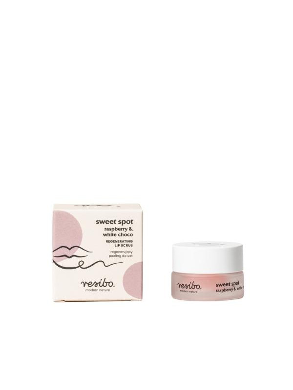 Resibo Sweet Spot regenerujący Peeling do ust Malina & Białą Czekolada 9 g