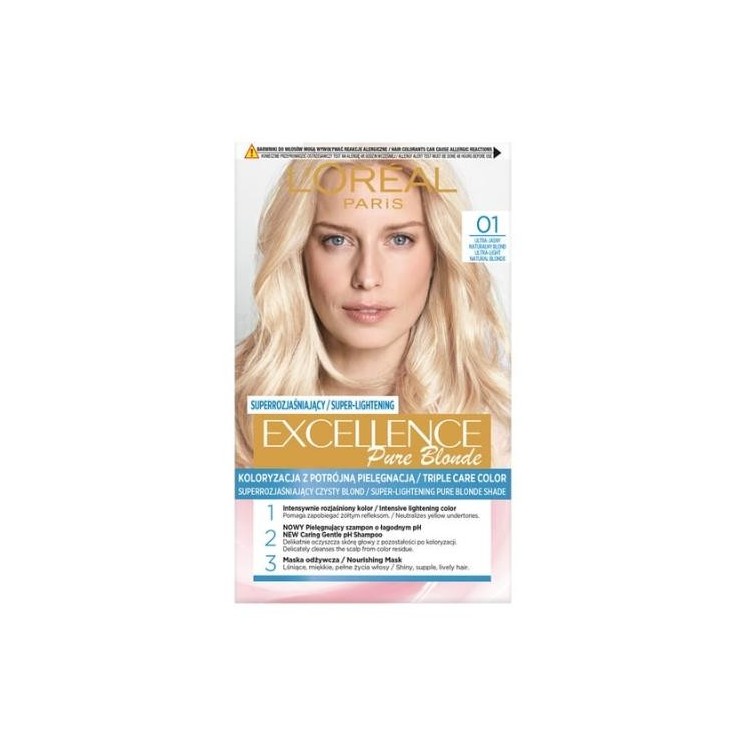 Фарба для волосся L'oreal Excellence Pure Blonde /01/ Ultra -Light Natural Blond