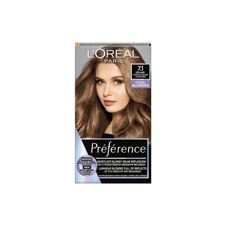 Фарба для волосся L'oreal Preference /7.1/ Blond блонд