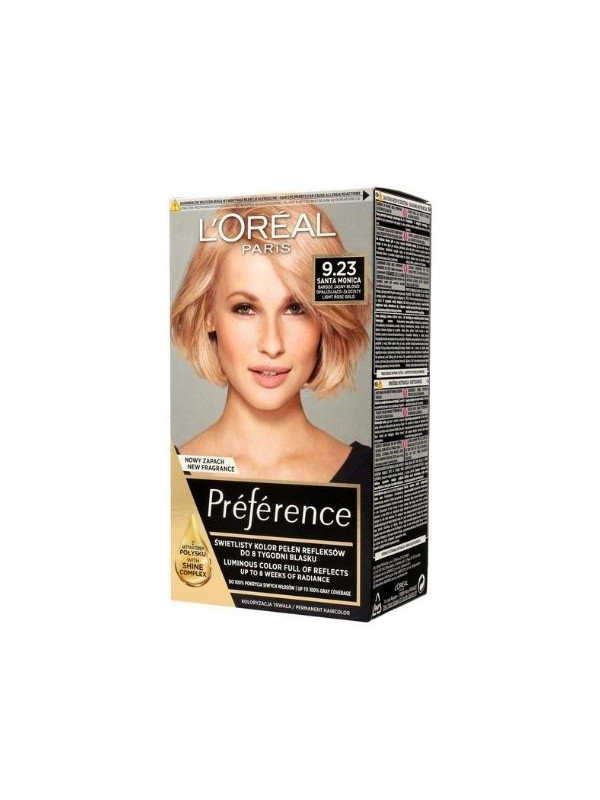 L'oreal Preference Farba do włosów /9.23/ Bardzo Jasny Blond