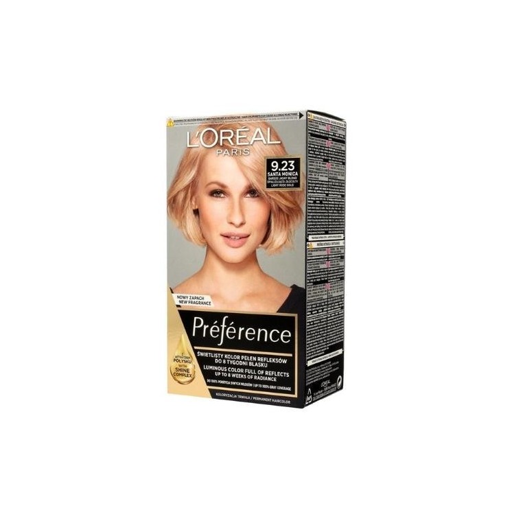 Фарба для волосся L'oreal Preference /9.23/ Дуже світлий Blond