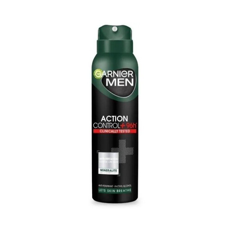 Garnier Men Spray Deodorant Action Control 96h 150 ml