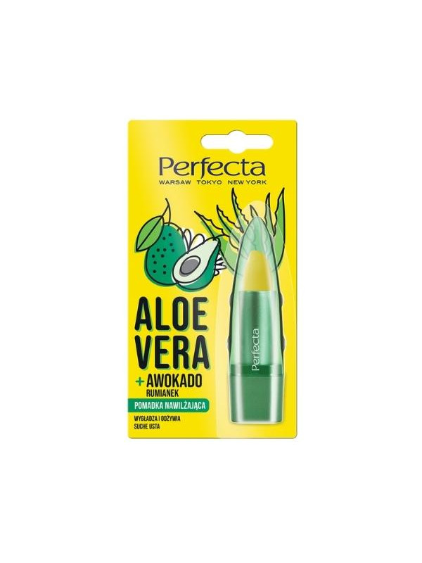 Dax Perfecta Aloe Vera ochronna Pomadka do ust z Aloesem i Awokado 5 g