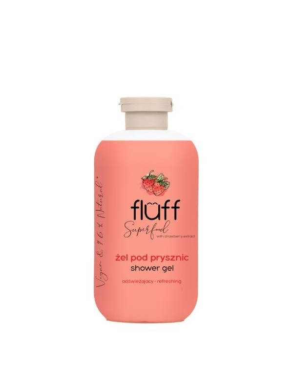 Fluff Superfood Żel pod prysznic o zapachu truskawki 500 ml